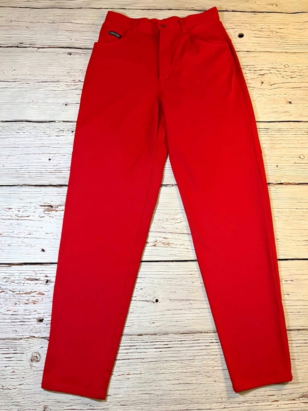 Lauren Ralph Lauren Women's Denim Jeans Size 6 High Rise Skinny Stretch Red